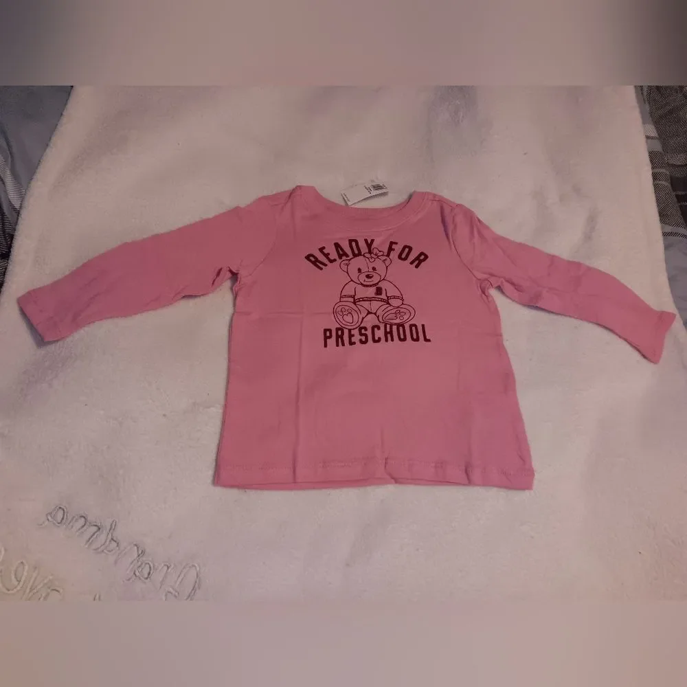 Old Navy Girls Long-Sleeve Graphic T-Shirt NWT